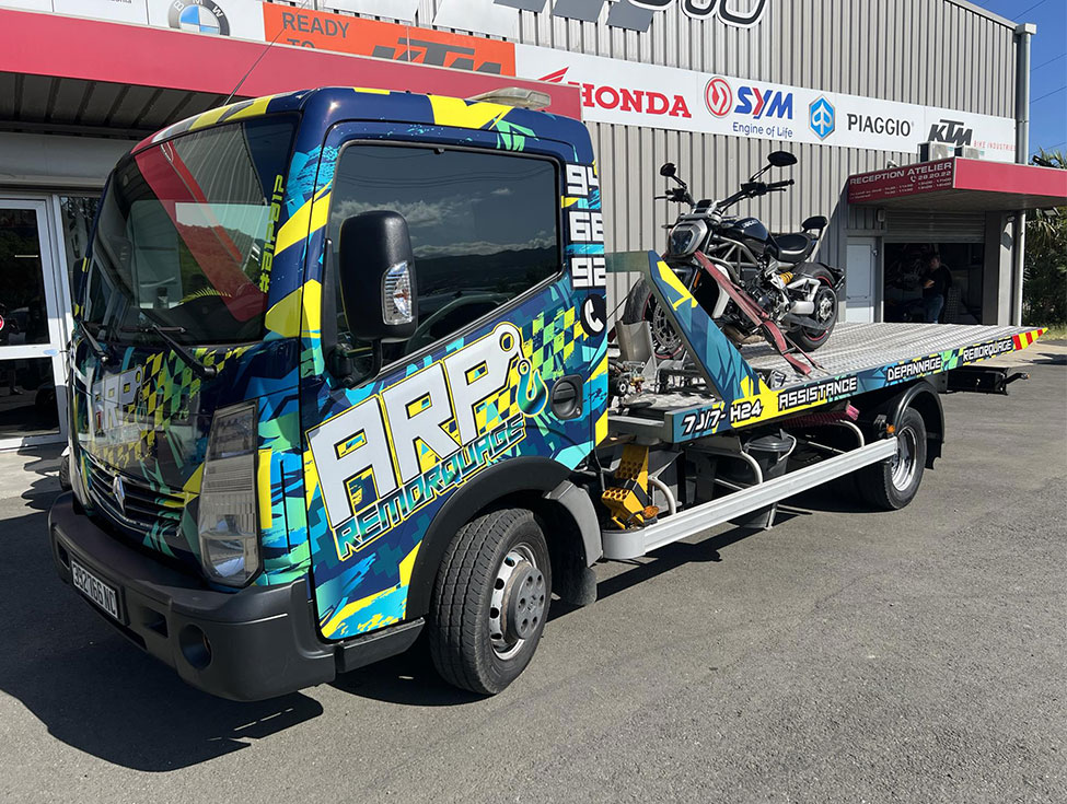 camion plateau remorquage nouvelle calédonie